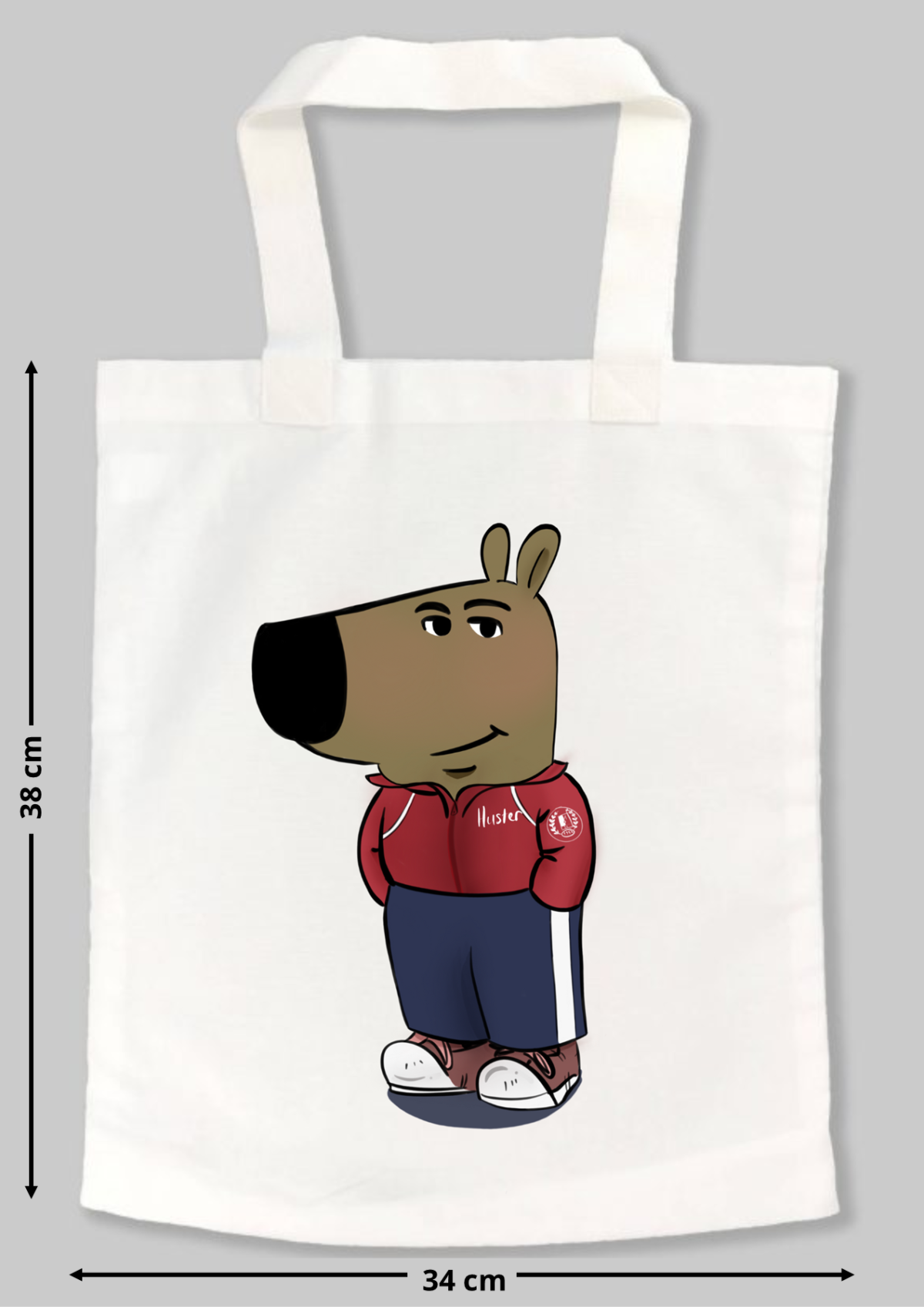 Túi tote chillguy Bách Khoa không mũ